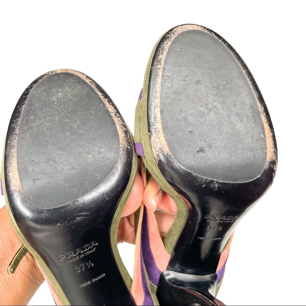 Prada Fairytale Collection Color Block Stilettos - image 8